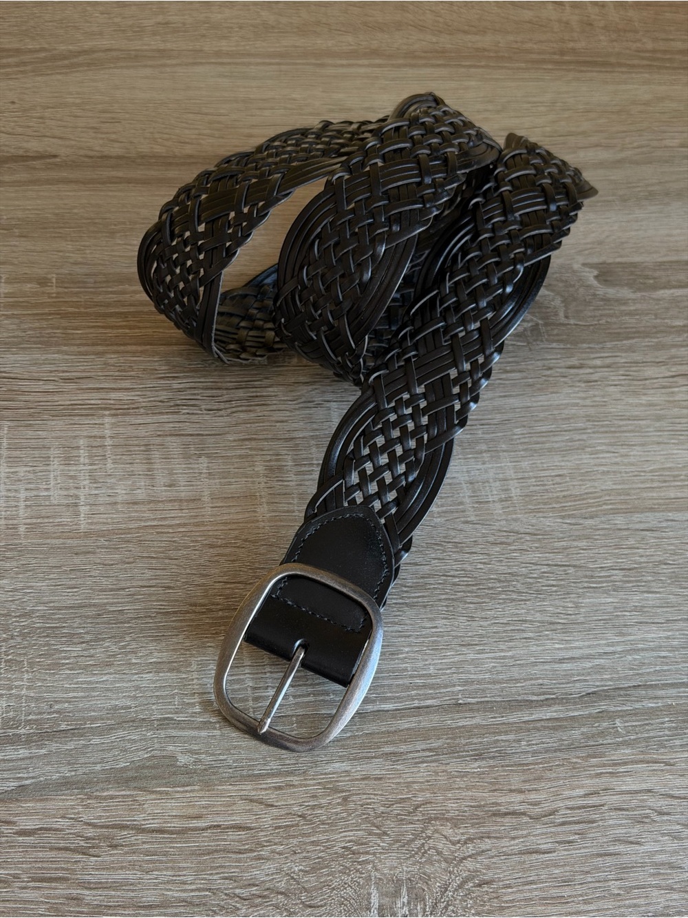 Braided Belt Bonded Leather XL 44”